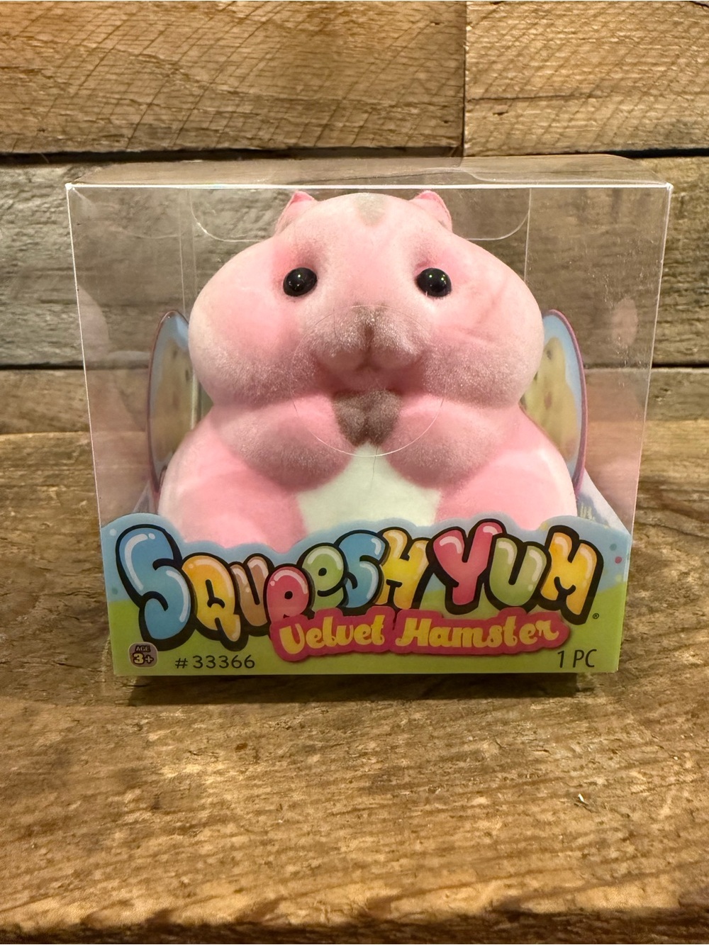 Velvet Hamster Plush - Pink